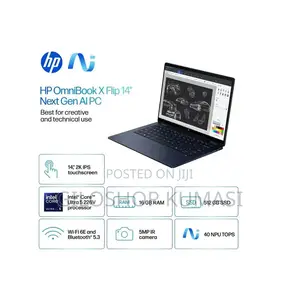 New Laptop HP OmniBook Ultra Flip 14" 8GB Intel Core Ultra 5 SSD 512GB