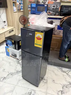 Super Classic Nasco Nas F2-13fl Top Mount Freezer Fridge(dark Gray)