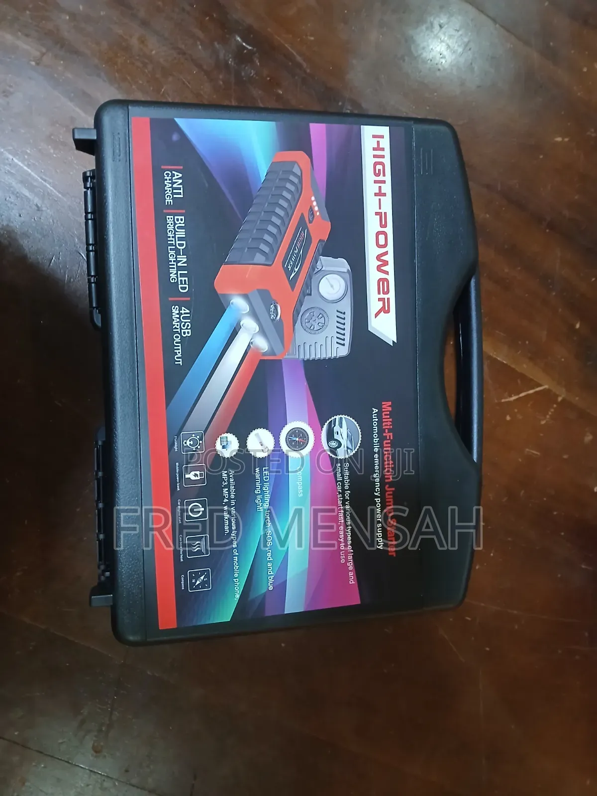 High Power Jump Starter and Multipurpose Car Tool