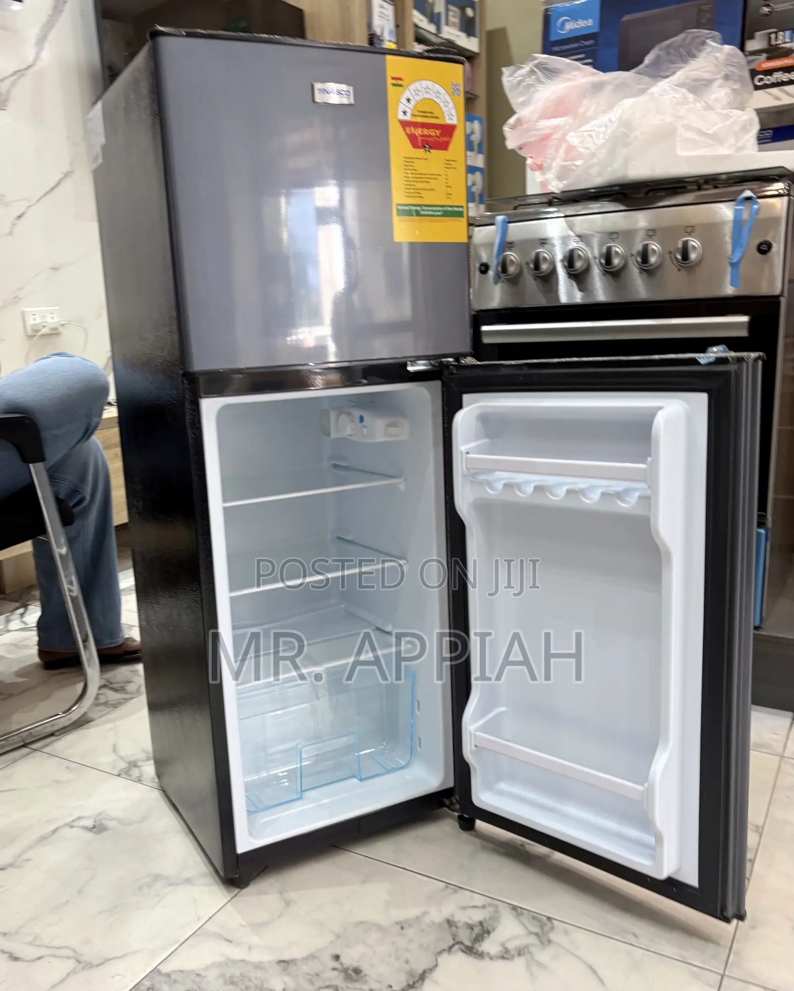 Extremely Classic Nasco Top Mount Freezer Fridge(Nas F2-13fl)112L
