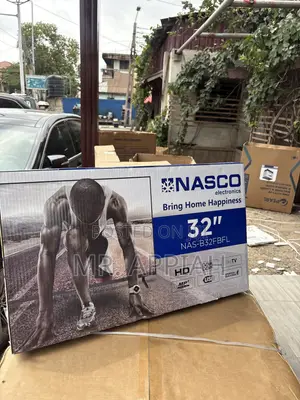Super Adorable Nasco 32” Led Digital Satellite Television(Black) 