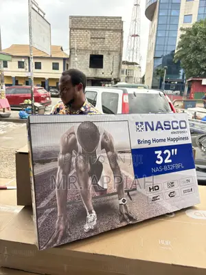 Super Adorable Nasco 32” Led Digital Satellite Television(Black) 