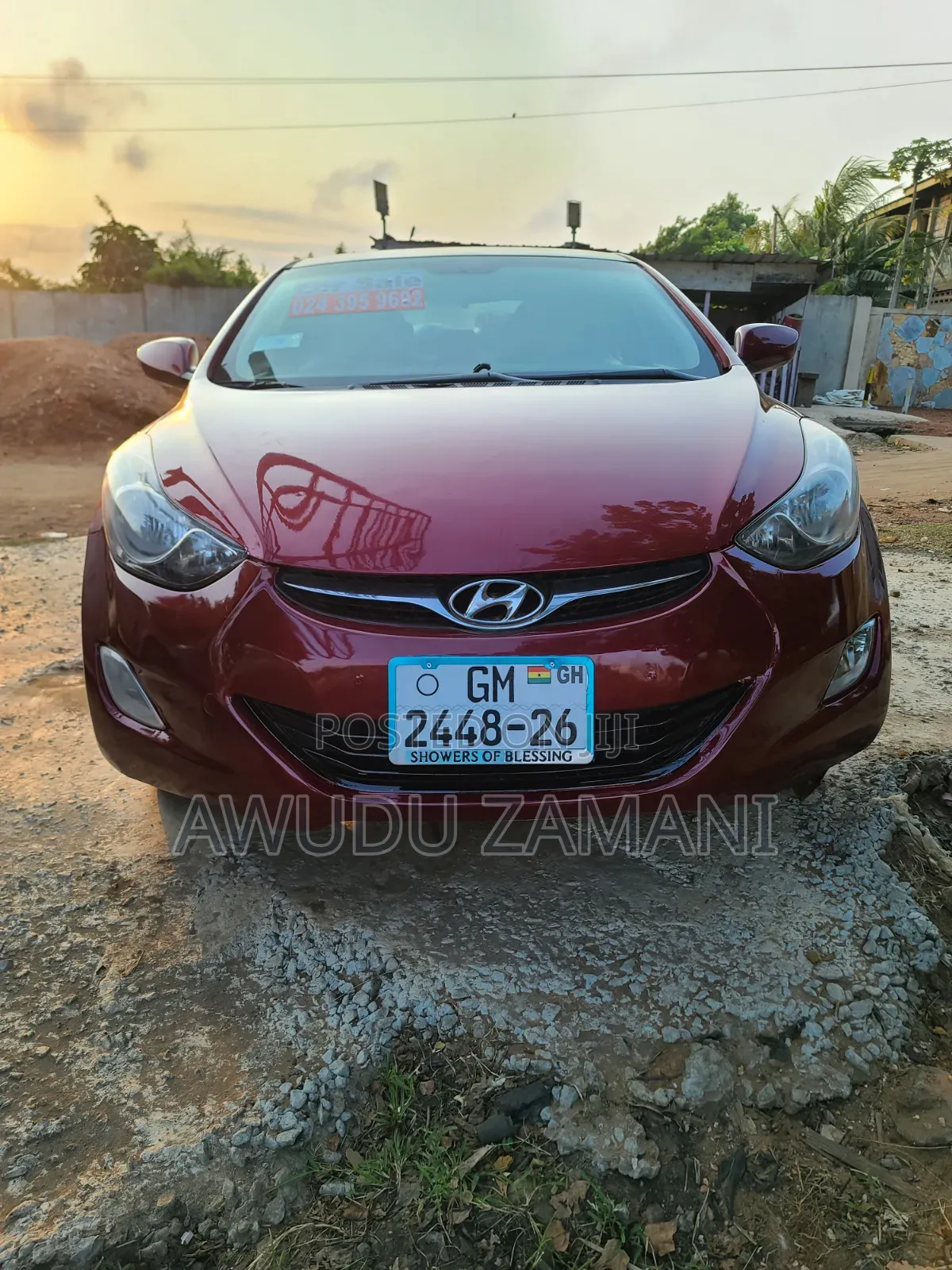 Hyundai Elantra 2013 Red