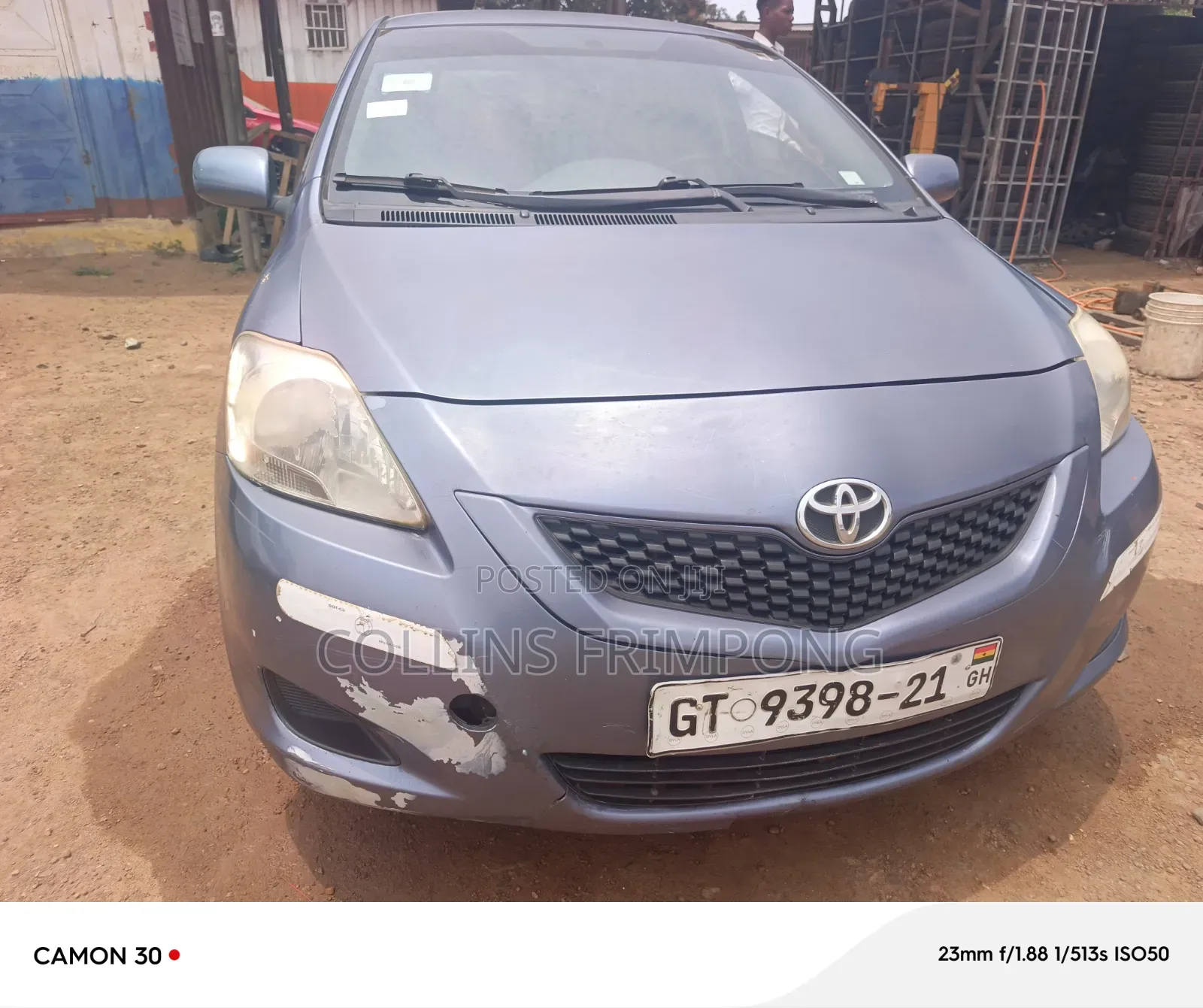 Toyota Yaris 2010 Blue