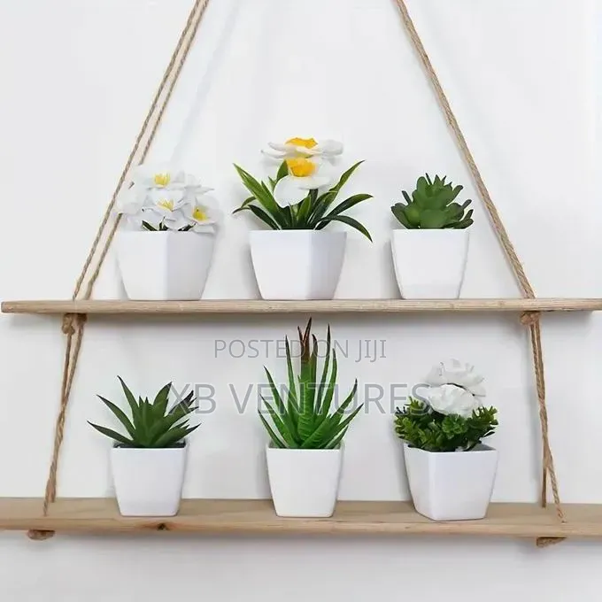 A Set of 6 Artificial Plant Bonsai, With a Realistic Feel