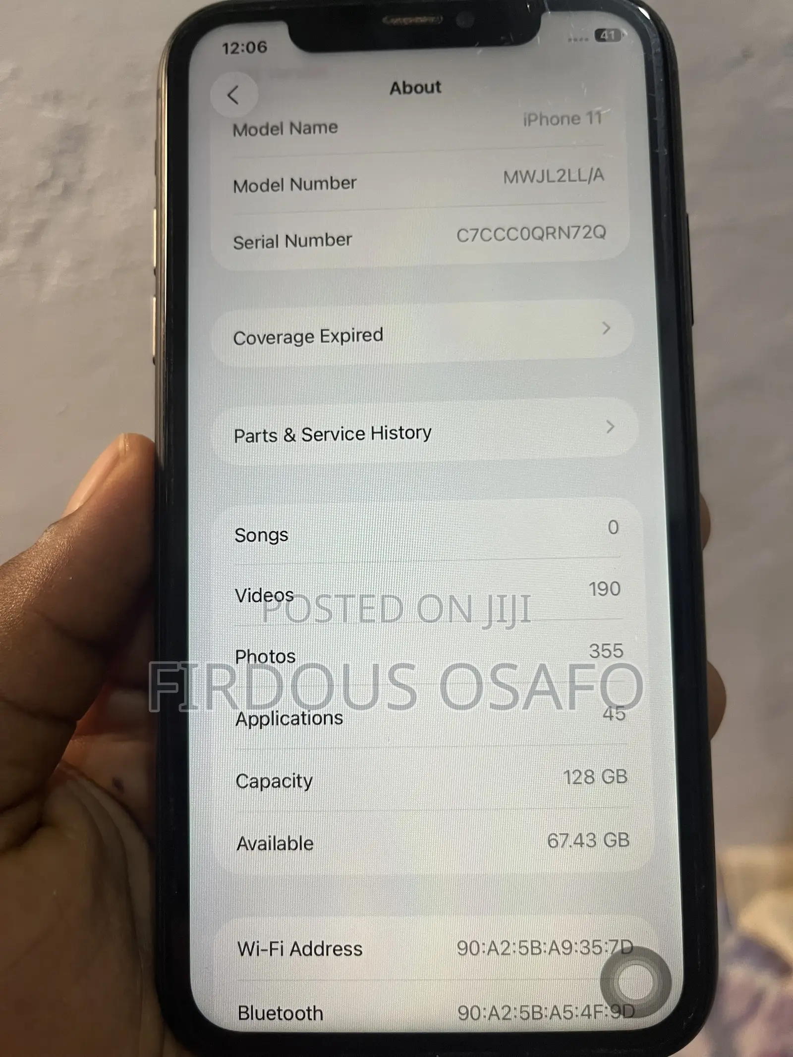 Apple iPhone 11 128 GB Black
