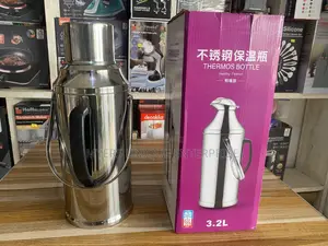 3.2L Stainless Steel Thermos Bottle - Hot Cold