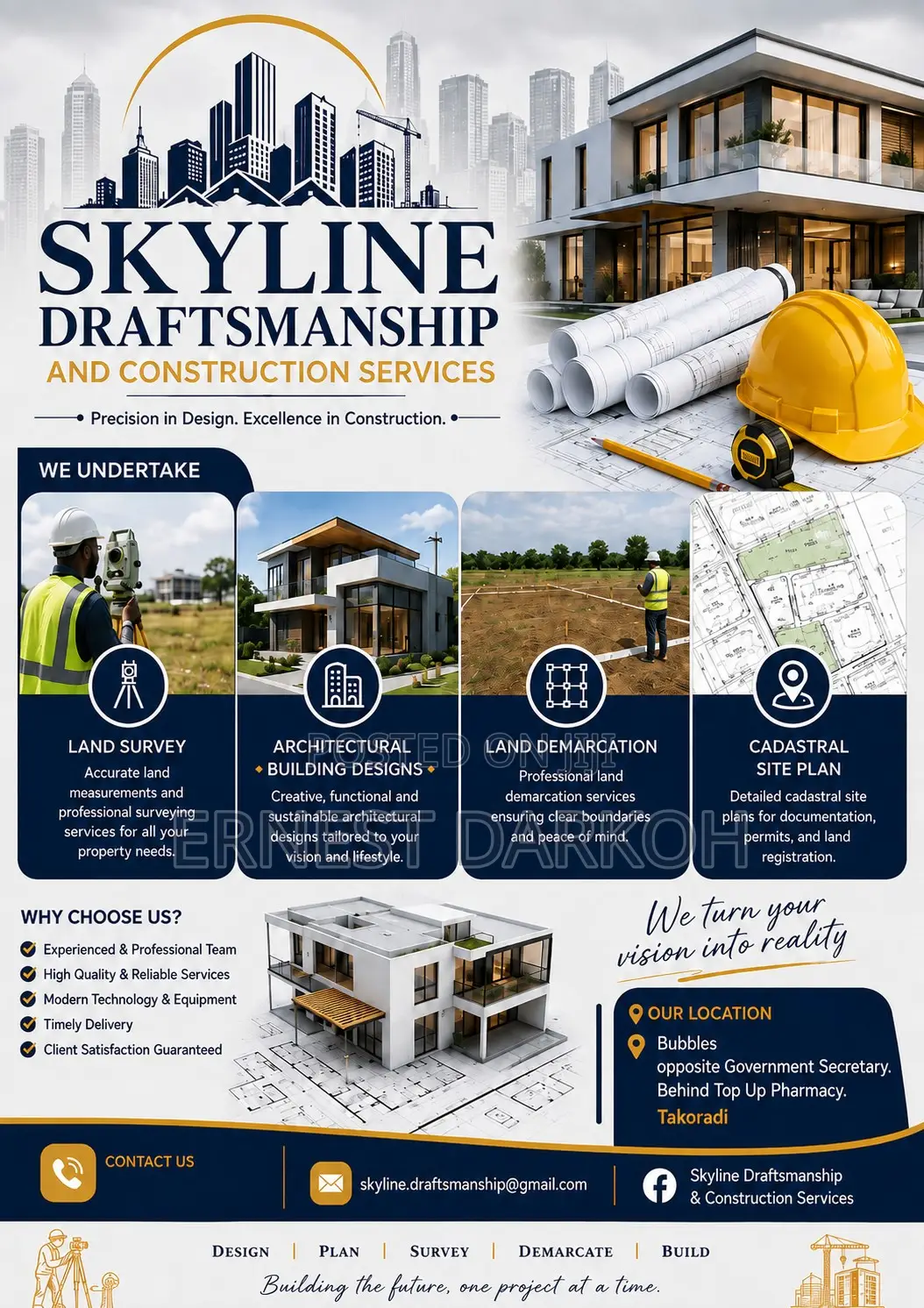 Professional House Plans and Designs Land Surveying – Takoradi