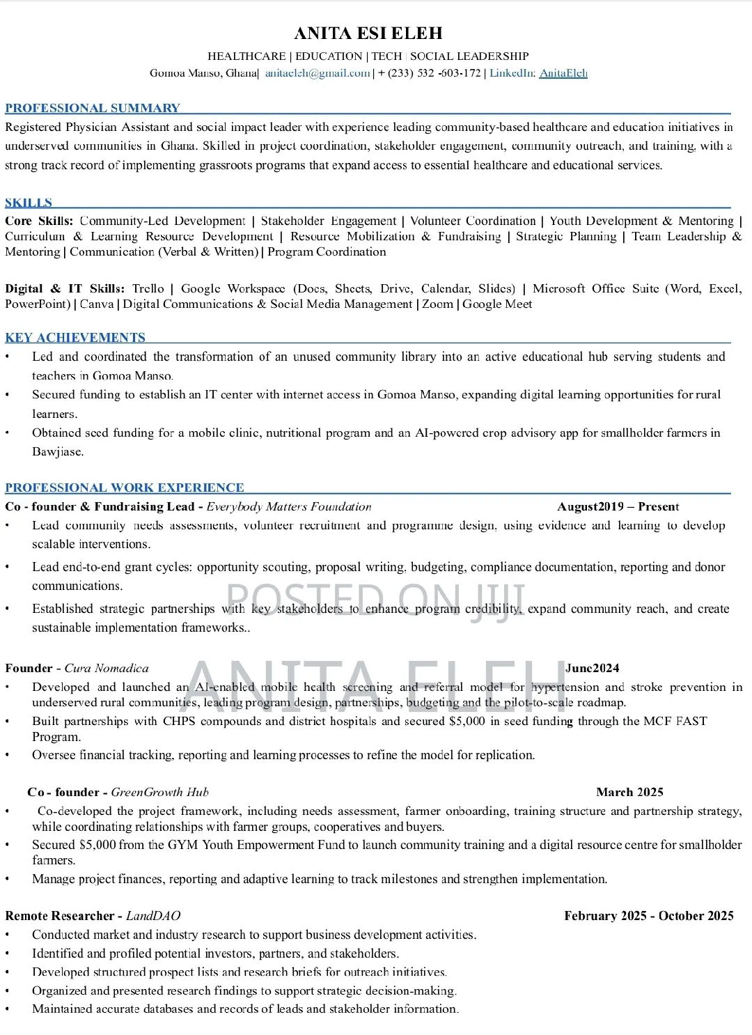 Physician Asistantship