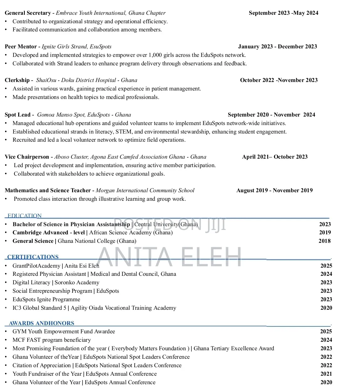 Physician Asistantship