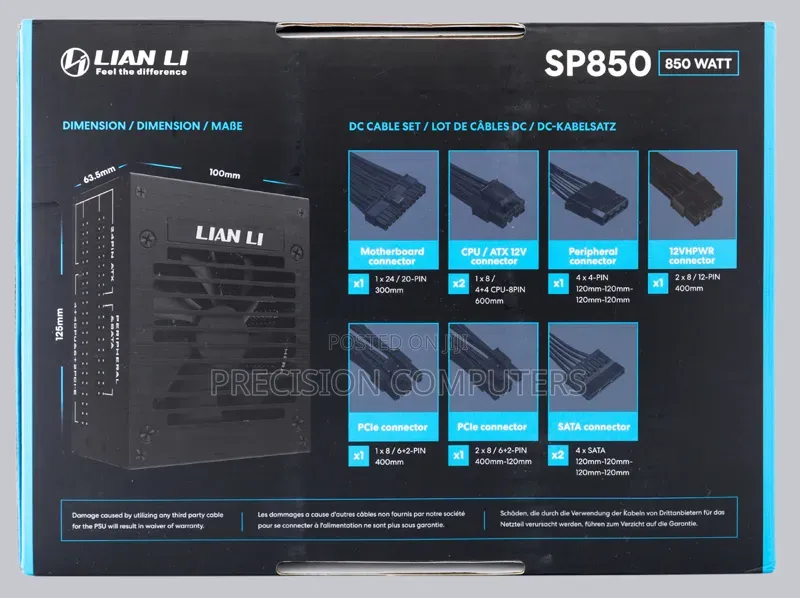 Lianli SP850 (850watts SFX Power Supply) ATX 3.0
