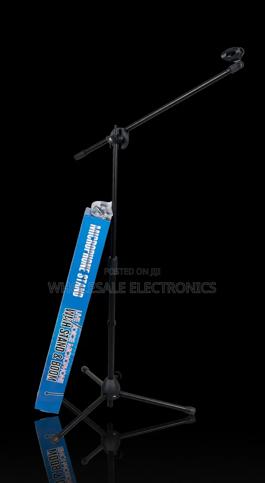 Professional Adjustable Tripod Boom Microphone Stand With Box