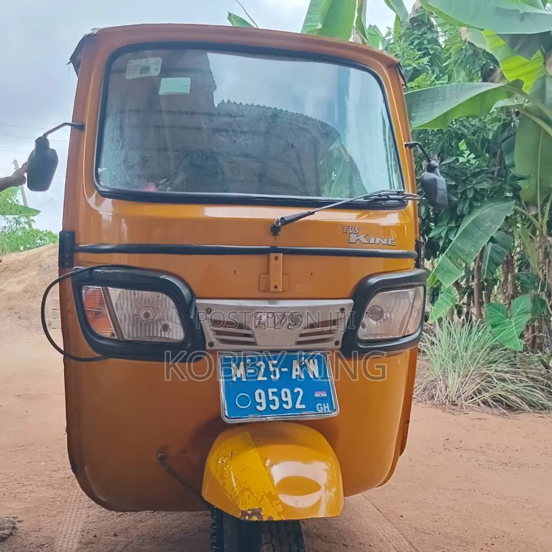 TVS King Deluxe Plus iTouch Start 2025 Yellow