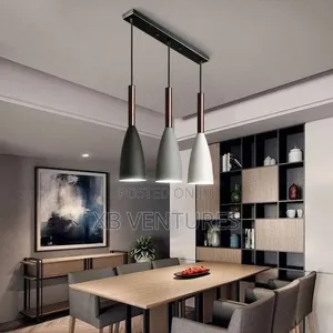 Minimalist Mechanical Style Wrought Iron Chandelier.