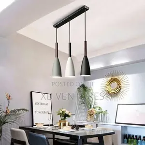 Minimalist Mechanical Style Wrought Iron Chandelier.