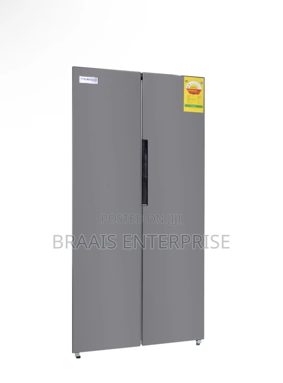Nasco 400l 3-Star Side by Side Refrigerator W/ Digital Panel L