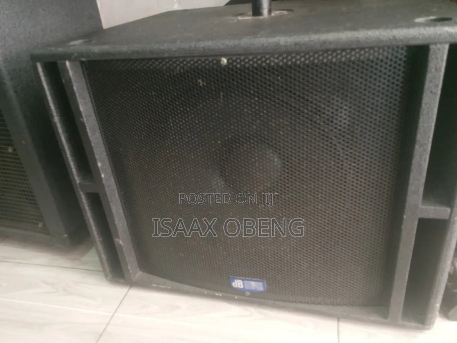 Complete PA System - 15" Subwoofer Bass + Top Speaker + Pole