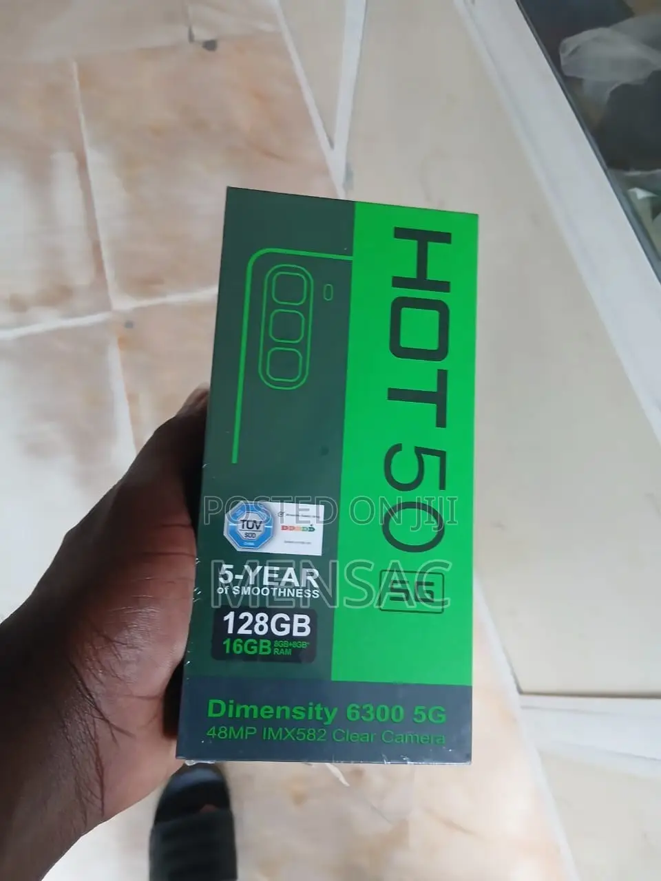 New Infinix Hot 50 256 GB Black