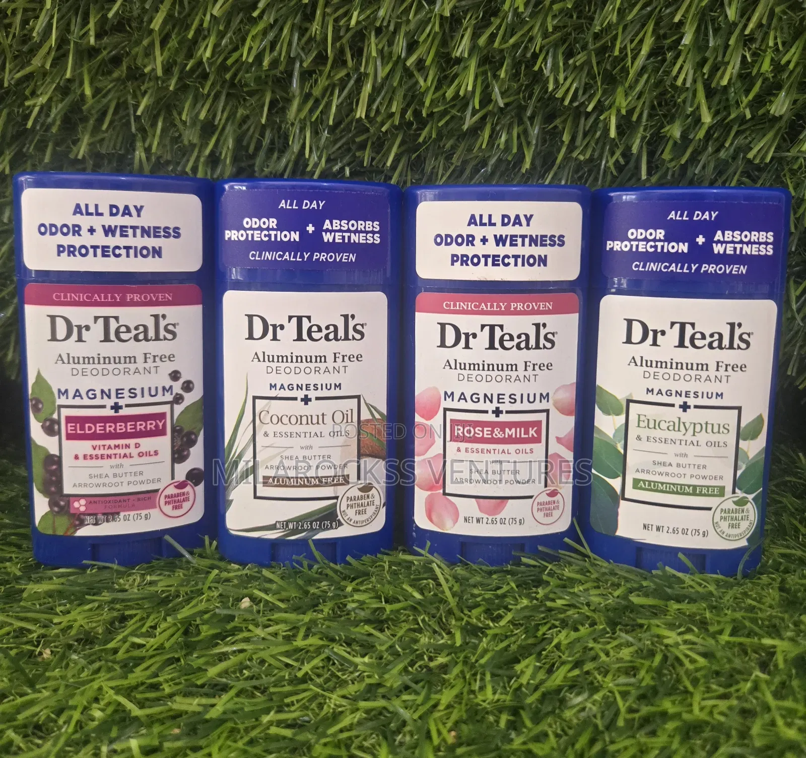 Dr. Teals Aluminum Free Deodorant. 75g
