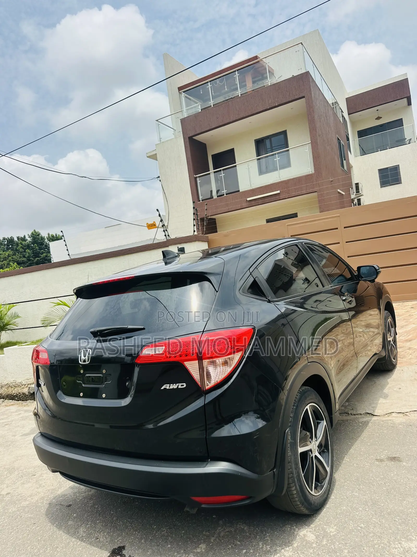 Honda HR-V EX-L w/Navigation AWD 2017 Black