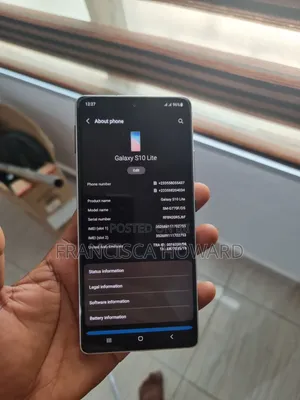 Samsung Galaxy S10 Lite 128 GB White