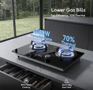 Oraimo FlameSaver D1 2-Burner Gas Stove With Timer
