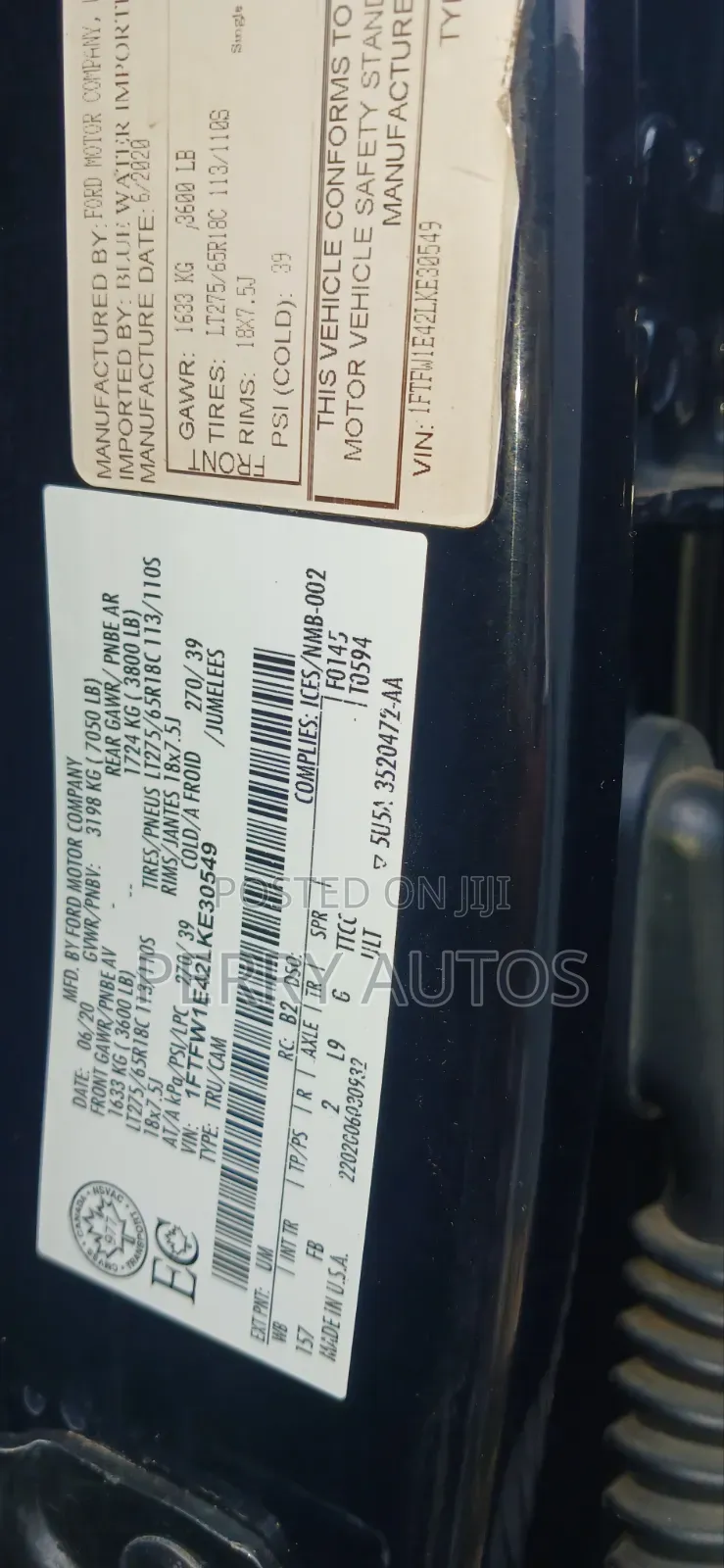 Ford F-150 2020 Black