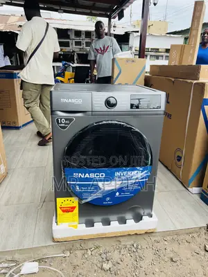 High Quality Nasco 10kg Front Load Washing Machine(White) 