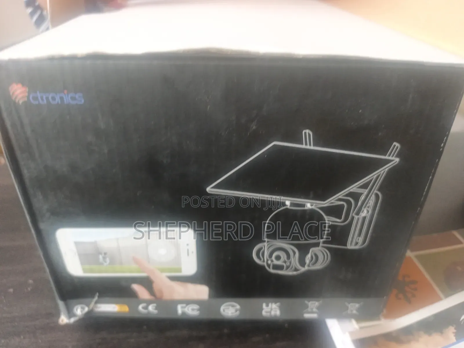Ctronics Outdoor Solar PTZ Security Camera