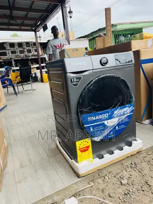 Extremely Classic Nasco 10kg Full Automatic Washing Machine(Gray) 