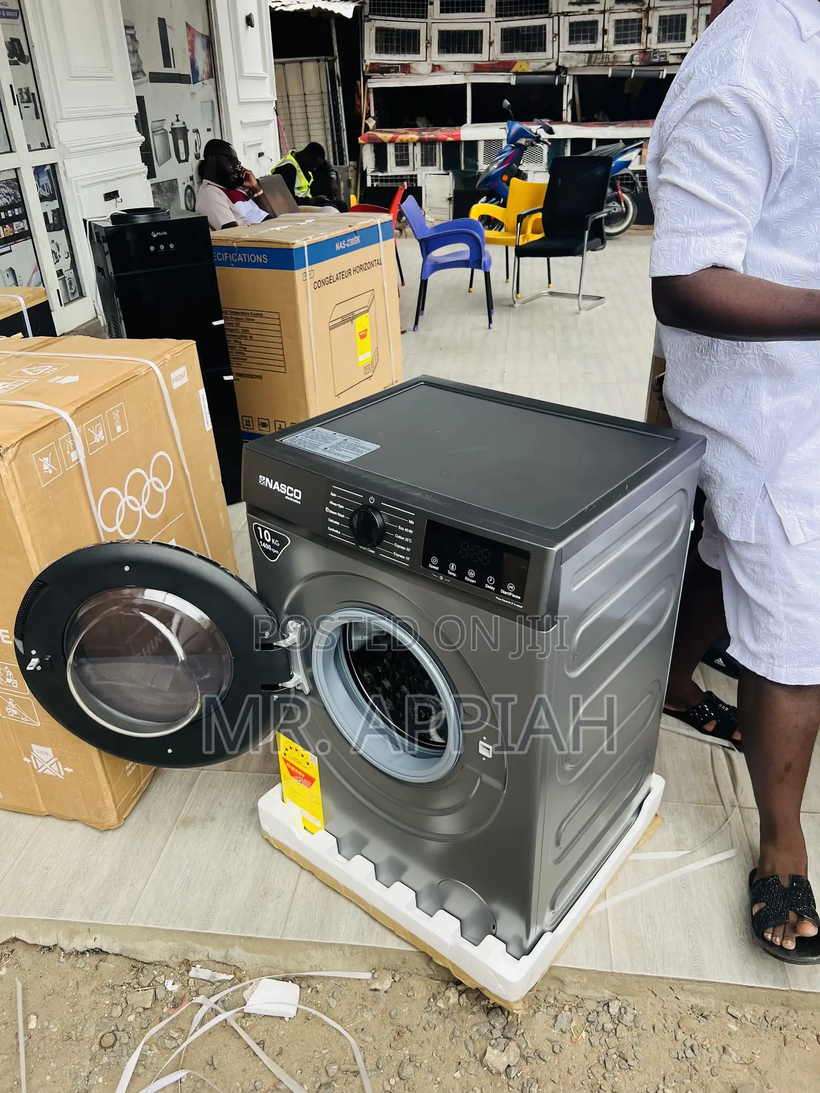 Order Unique Midea 10kg Front Load Washing Machine(Gray) 