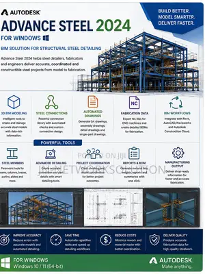 Autodesk Advance Steel 2024 for Windows