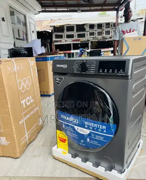Super Classic Nasco 8kg Front Load Washing Machine(Gray) 