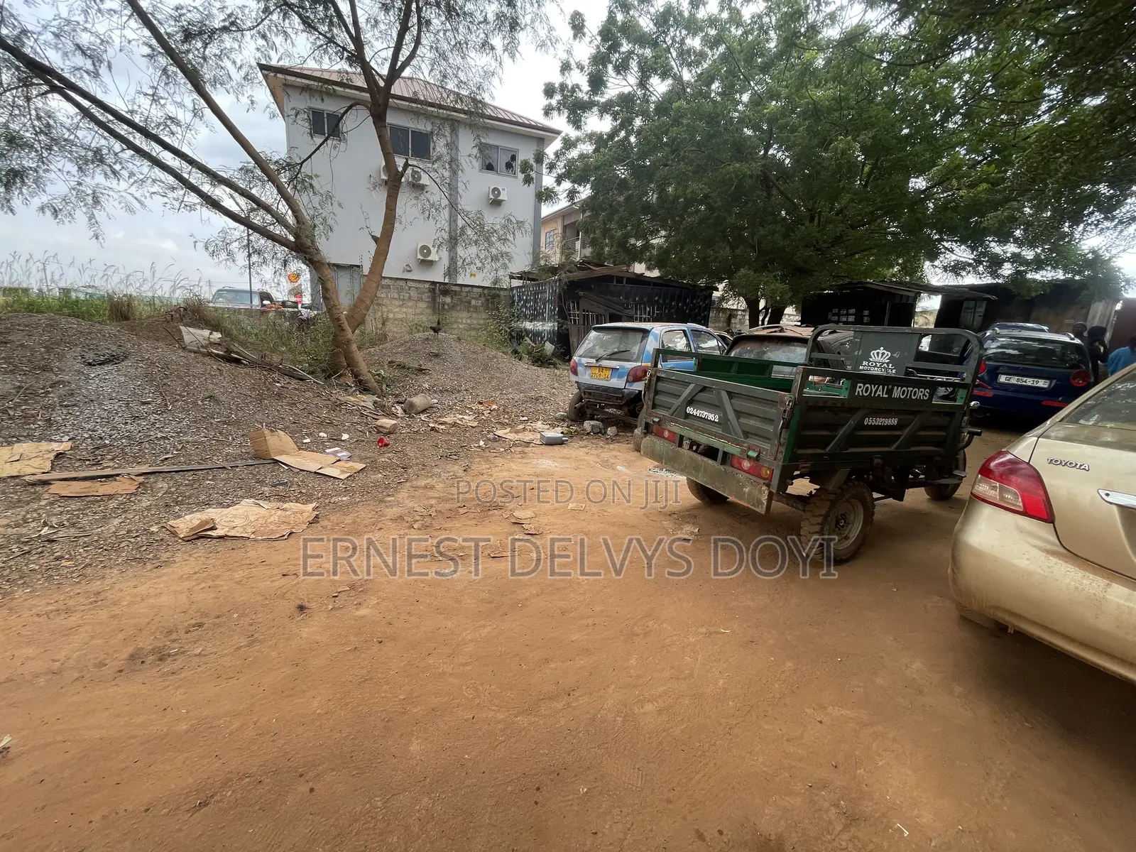 Titled 2 Plots of Roadside Land