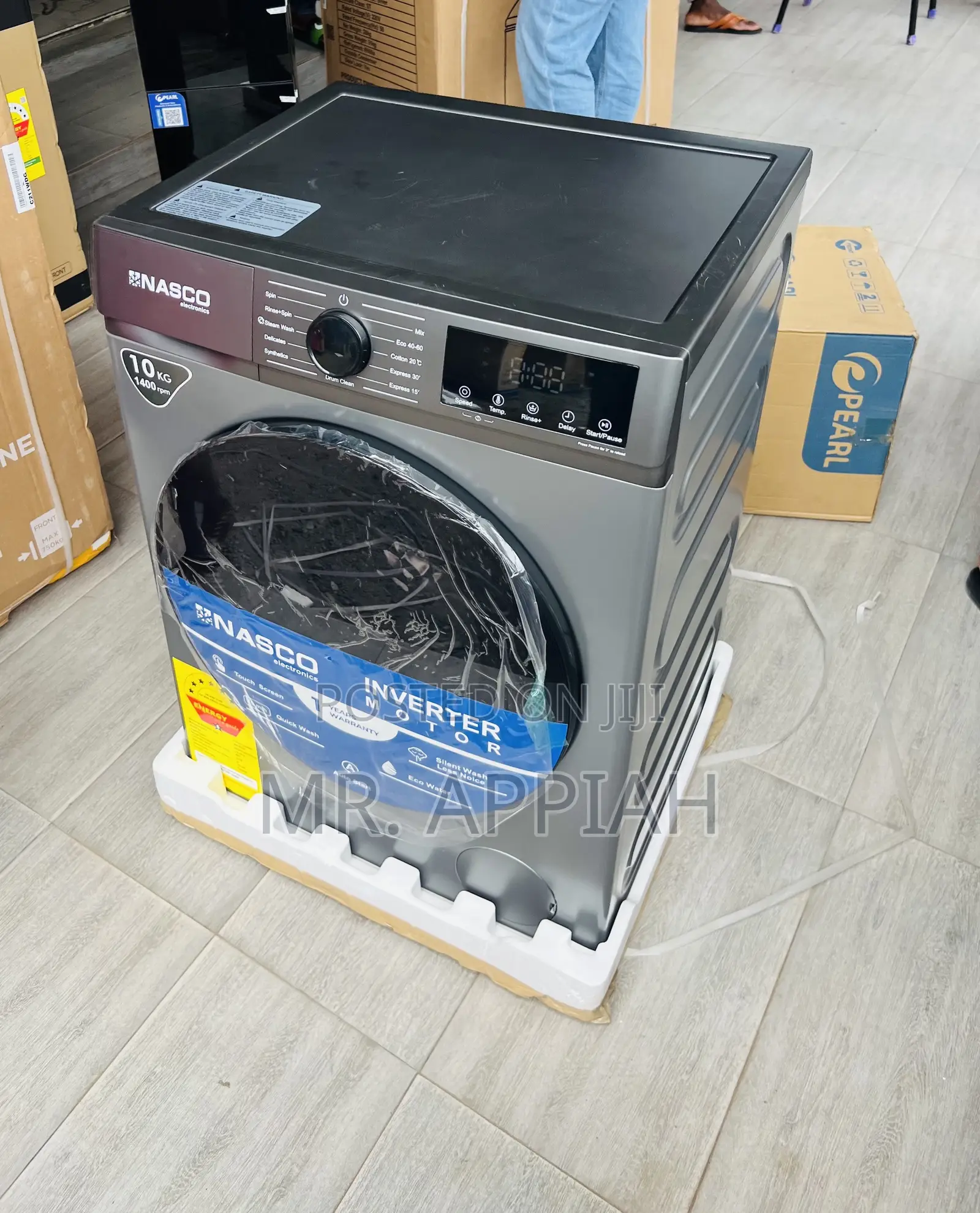 Check Out Classic Nasco 10kg Front Load Washing Machine(Full Auto)