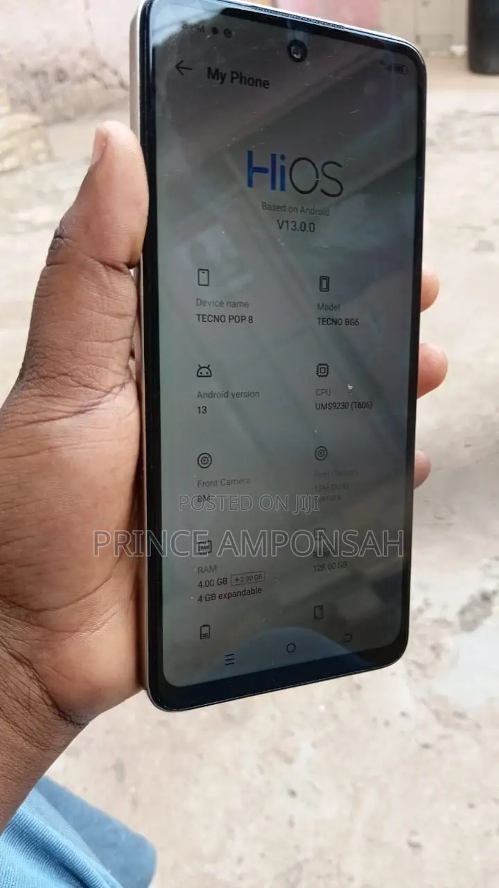 Tecno Pop 8 128 GB Green