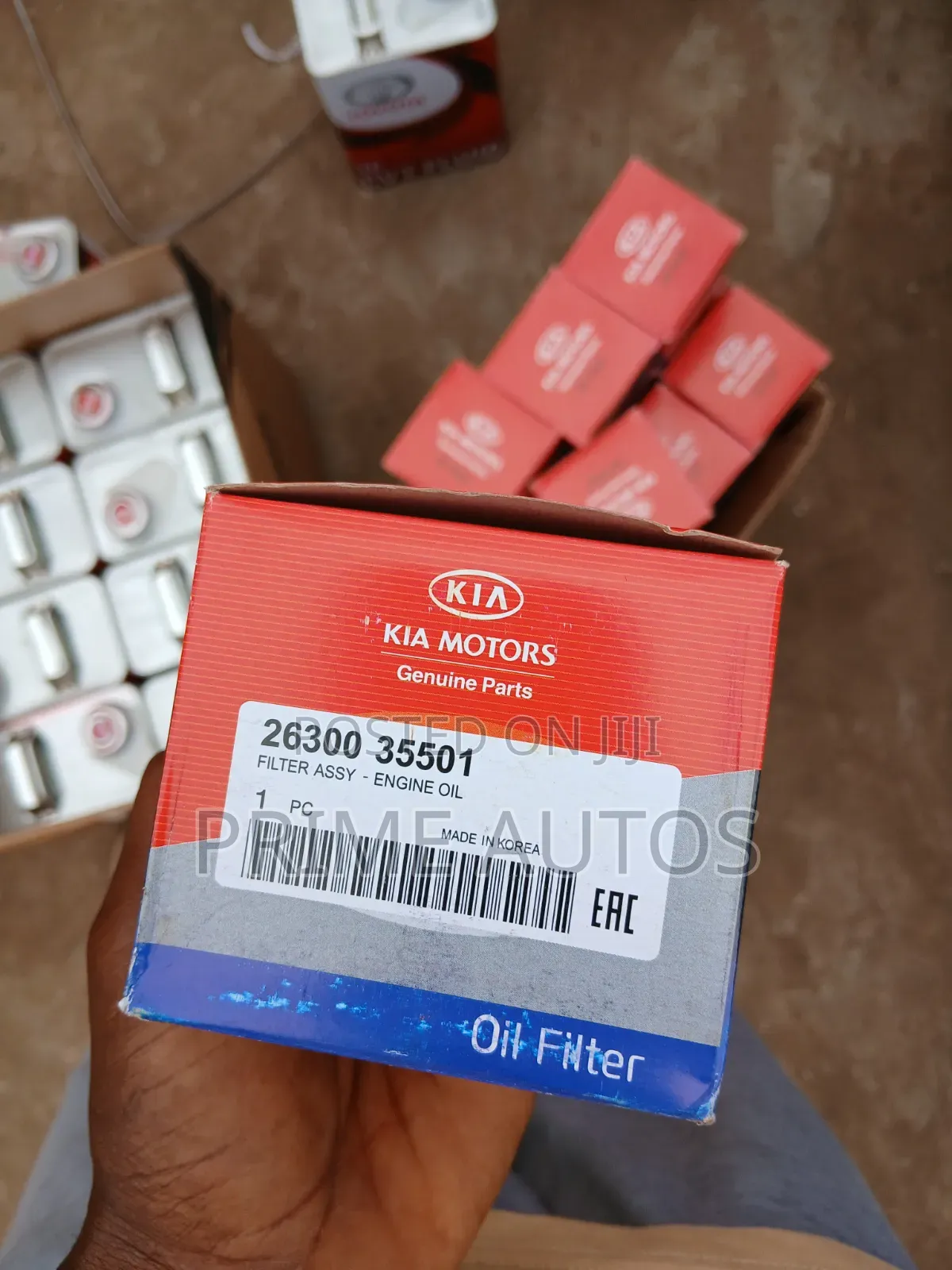 Genuine Kia Genuine Parts Oil Filter Part No ( 26300 35501)