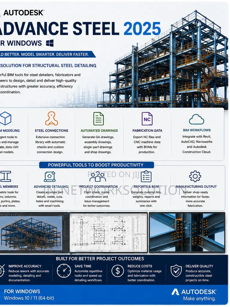 Autodesk Advance Steel 2025 for Windows