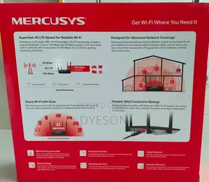 MB115-4G New Comers
300 MBPS Wireless N 4G LTE Router