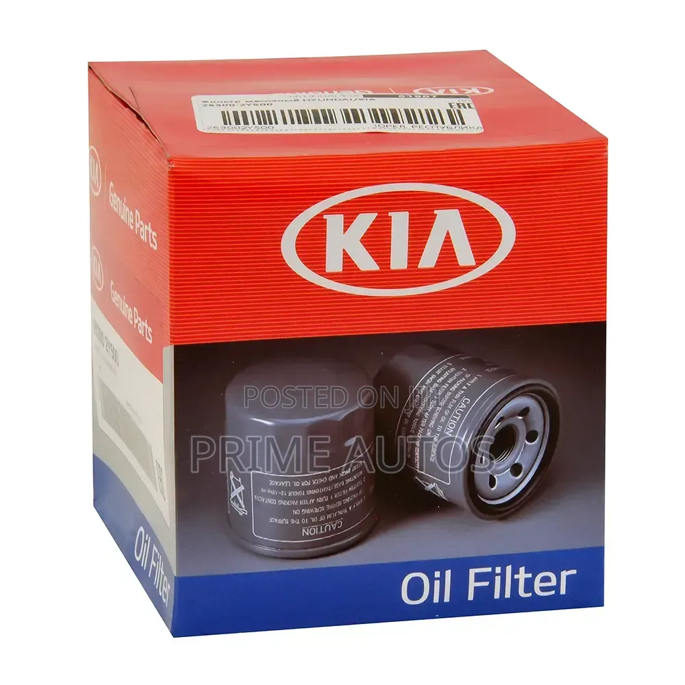 Genuine Kia Genuine Parts Oil Filter Part No ( 26300 35501)