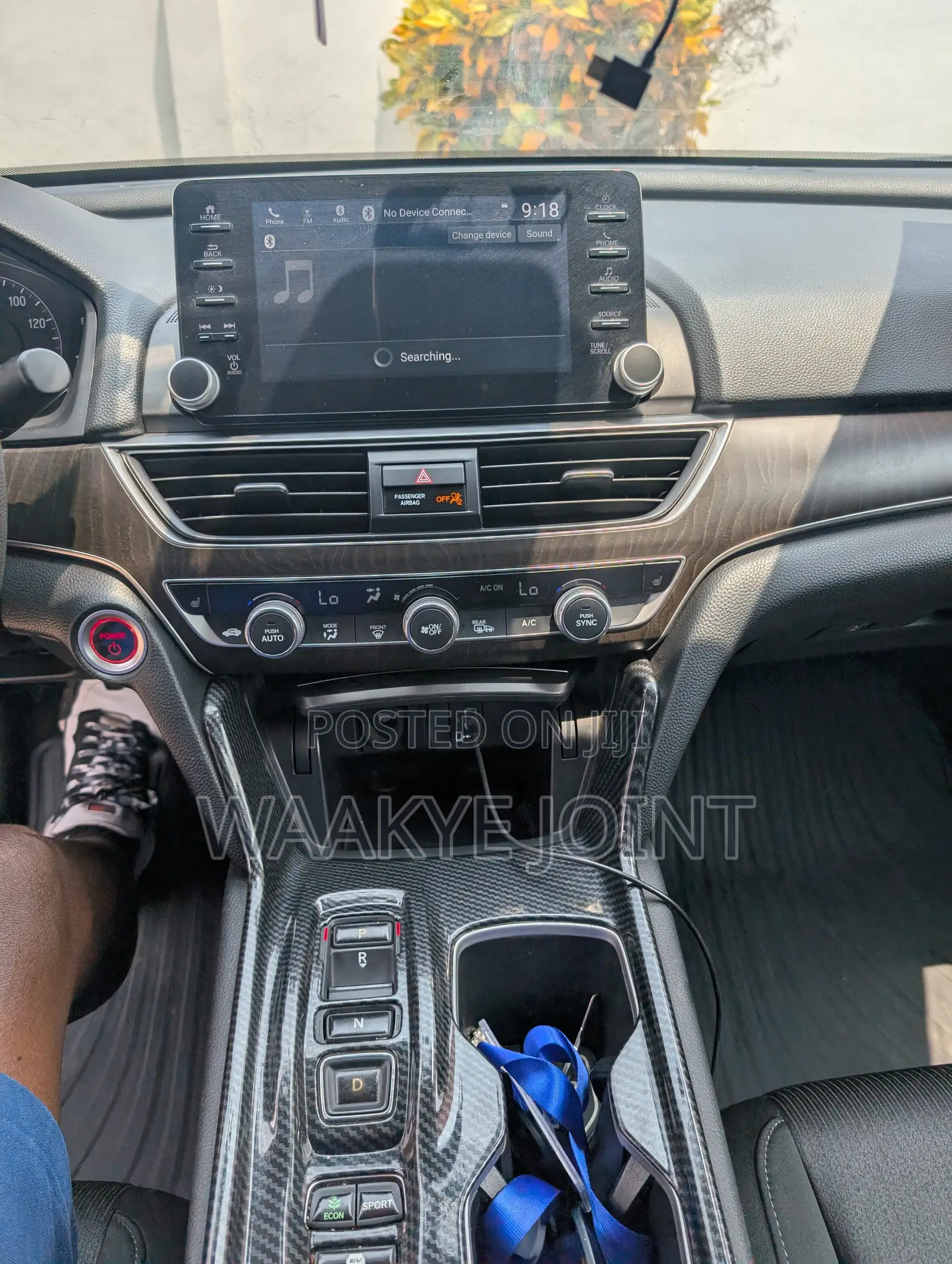 Honda Accord EX-L (2.0L 4cyl Turbo 10A) 2019 Gray