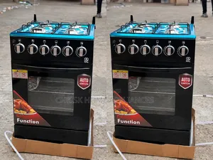 Rafiiq 50×50 4-Burner Gas Cooker – Auto Ignition