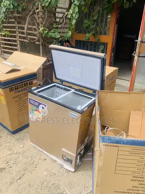 Lovely New Single Door Nasco 150L Chest Freezer (NAS-200FL-G)