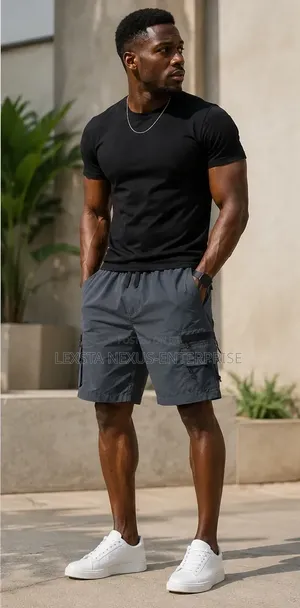 Cargo Shorts ( Black,Navy Green, Dark Grey Light Grey)