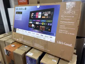 Brightness Booster LG 55-Inch Class OLED Evo AI C5 Series Smart TV