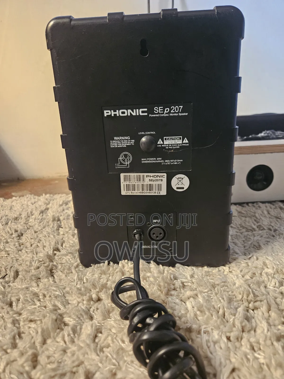 Single Phonic 6.5inches Studio Monitor