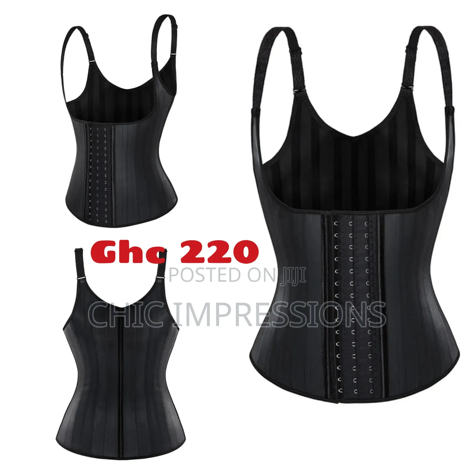 29 Steelbones Latex Waist Trainer Vest L-2xl