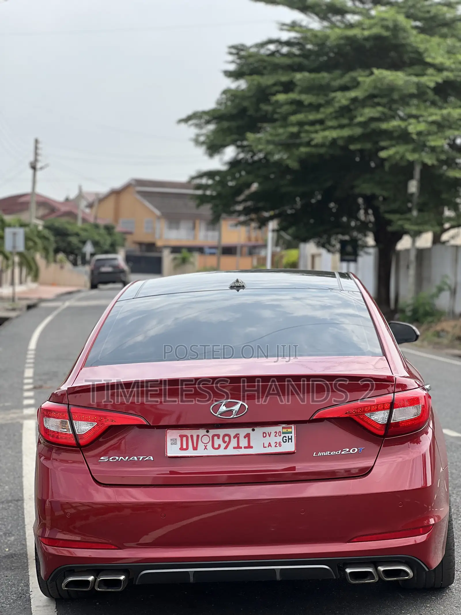 Hyundai Sonata Sport 2.0T Sedan FWD (2.0L 4cyl 6A) 2017 Red