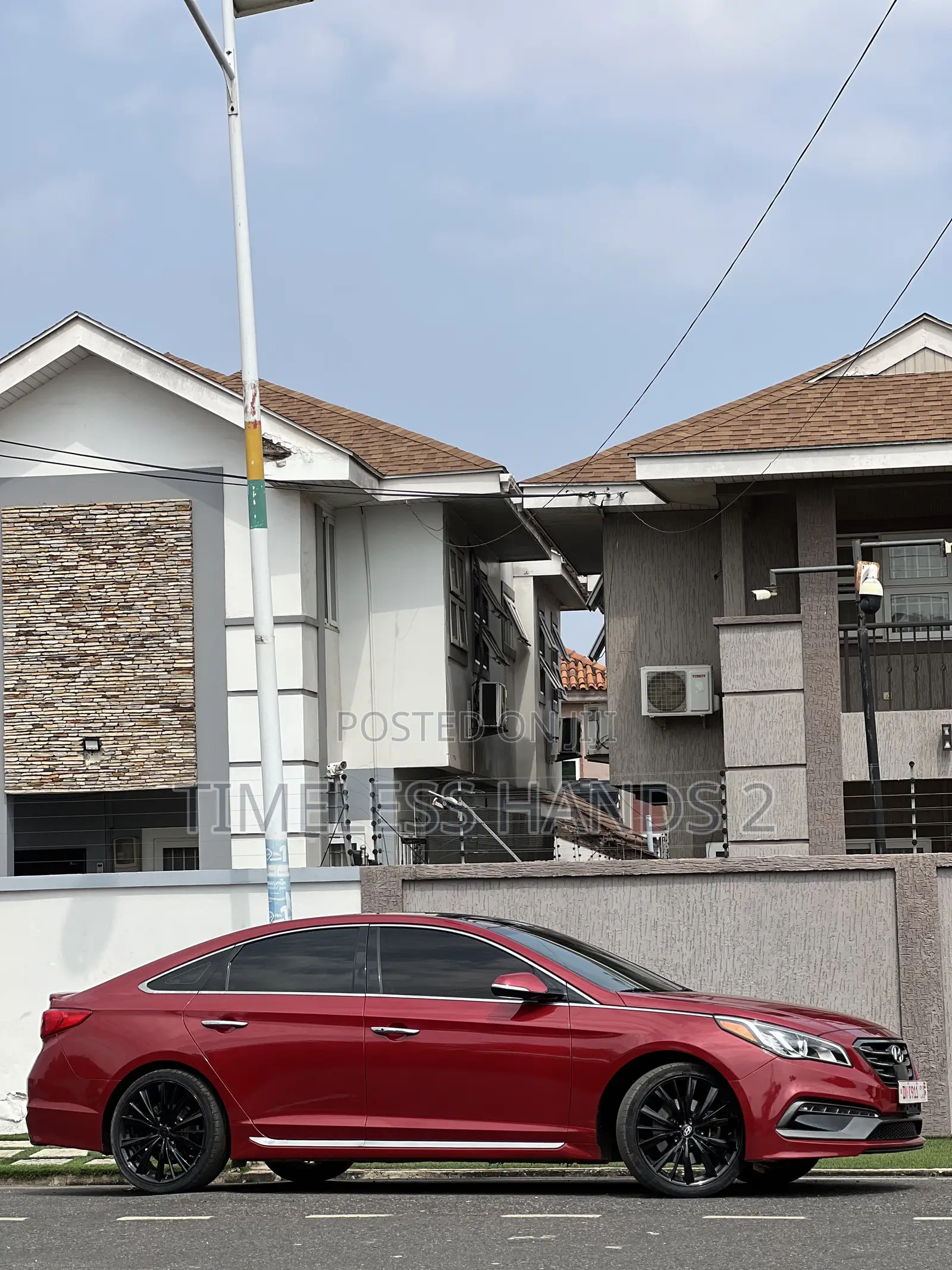 Hyundai Sonata Sport 2.0T Sedan FWD (2.0L 4cyl 6A) 2017 Red