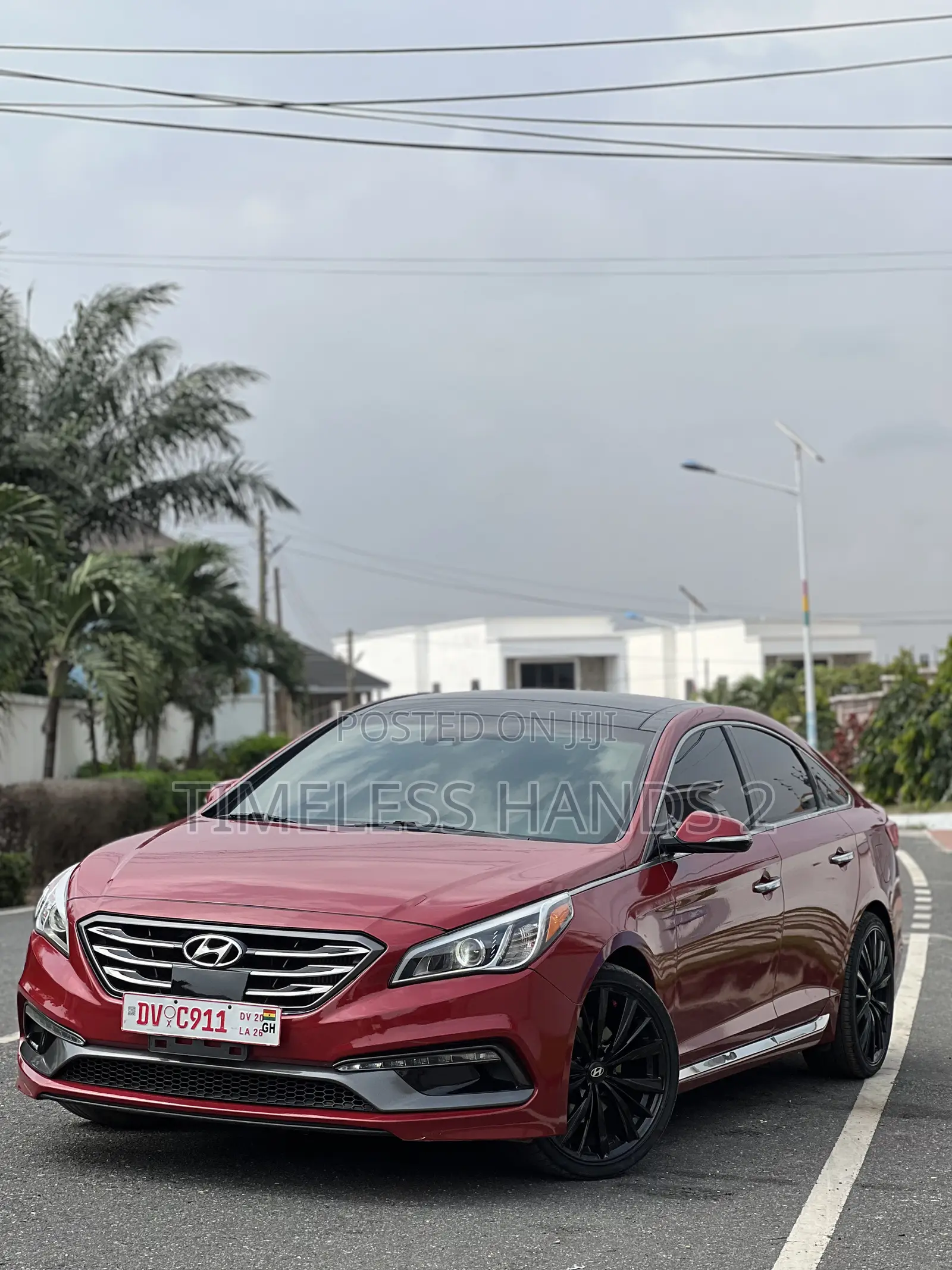 Hyundai Sonata Sport 2.0T Sedan FWD (2.0L 4cyl 6A) 2017 Red